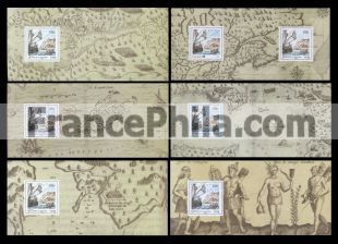 France Mini-sheet Yv. 27/32 - Canada