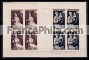 France Booklet Red Cross 1953