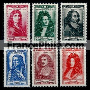 France stamp Yv. 612/617