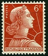France stamp Yv. 1009 A