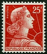 France stamp Yv. 1011 C