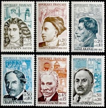 France stamp Yv. 1345/1350