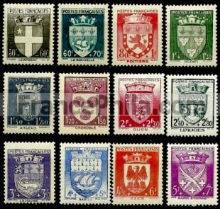 France stamp Yv. 553/564