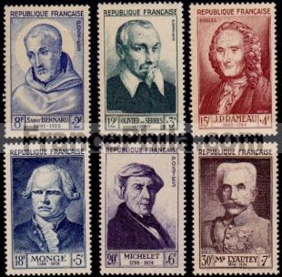 France stamp Yv. 945/950