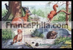 France Block Yv. 36 - Faune