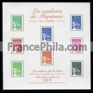 France Block Yv. 45 - Marianne
