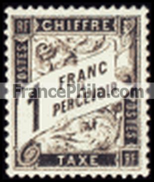 France Postage Due Yv. 22